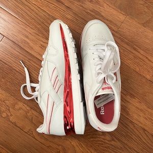 Redbox classic walking sneaker metallic red 8